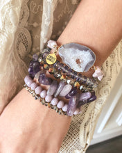 Load image into Gallery viewer, Alana Purple Bracelet Stack