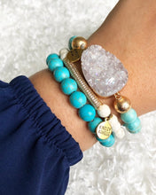 Load image into Gallery viewer, Rustic Turquoise Bracelet Stack