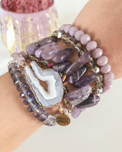 Load image into Gallery viewer, Alana Purple Bracelet Stack
