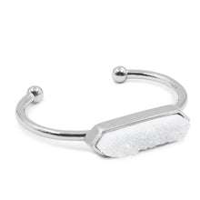 Load image into Gallery viewer, Bangle Collection Silver Quartz
