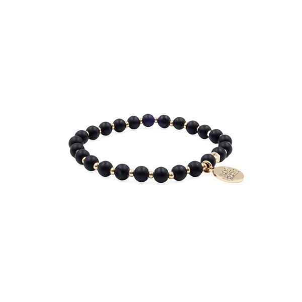 Farrah Collection Coal Bracelet Gold