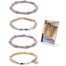 Load image into Gallery viewer, Goddess Collection Silver Kami Bracelet set
