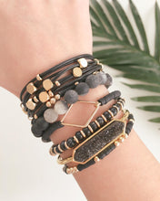 Load image into Gallery viewer, Braid Collection Raven Bracelet Gold
