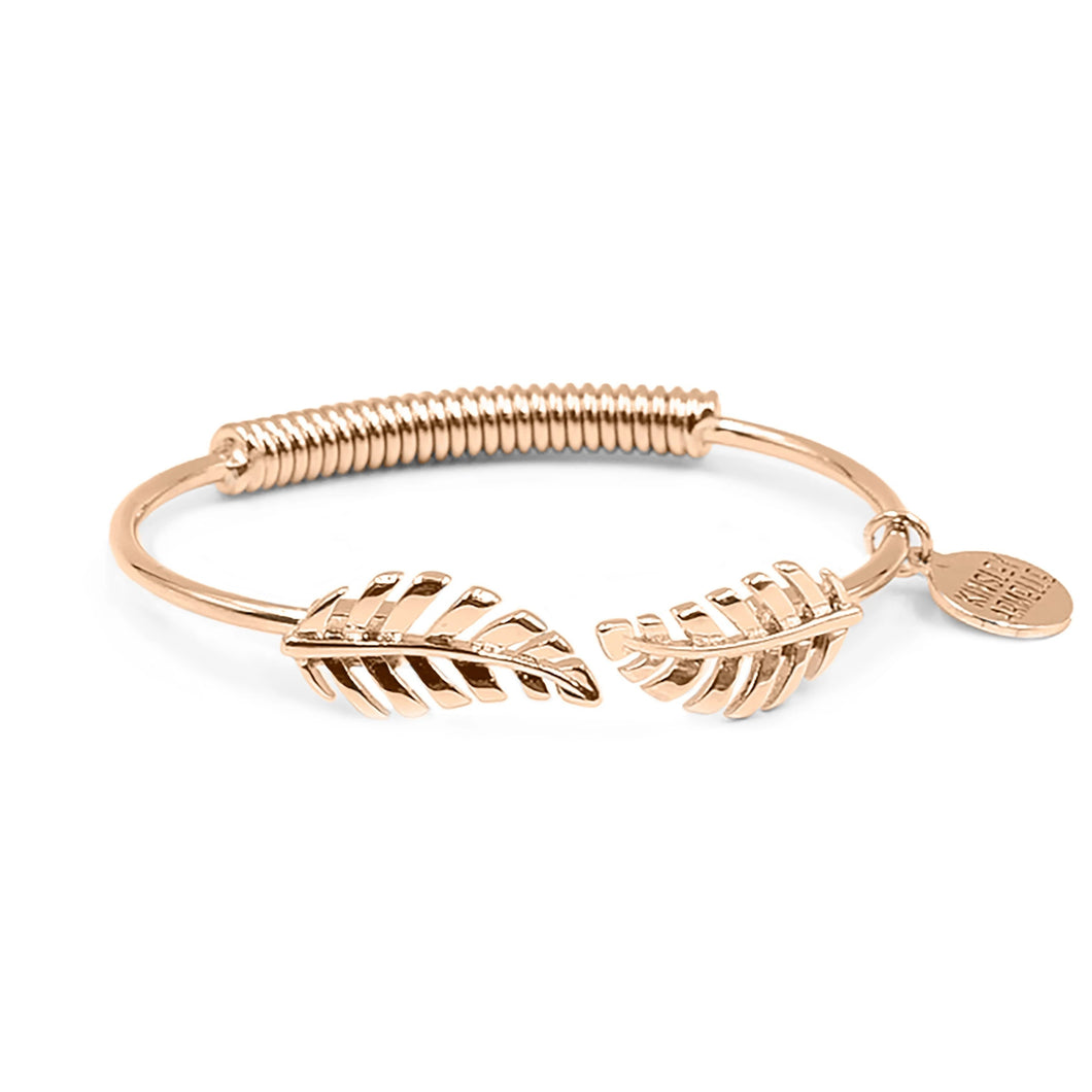 Rose Gold Laurel Leaf